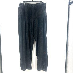 Nike Air Jordan Black Velour Sweatpants Men's XXL